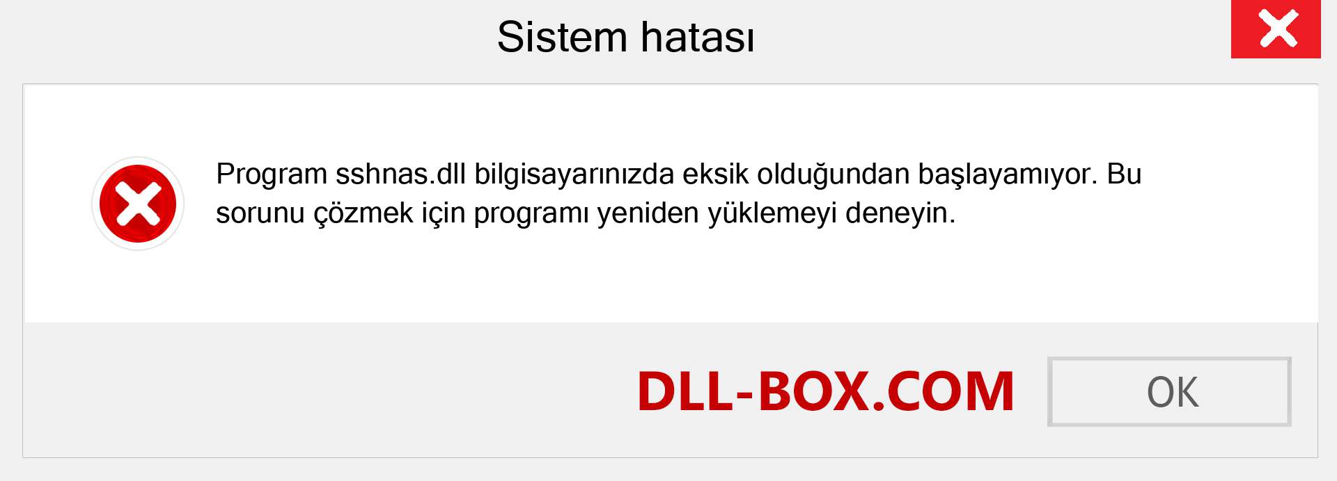 sshnas.dll dosyası eksik mi? Windows 7, 8, 10 için İndirin - Windows'ta sshnas dll Eksik Hatasını Düzeltin, fotoğraflar, resimler